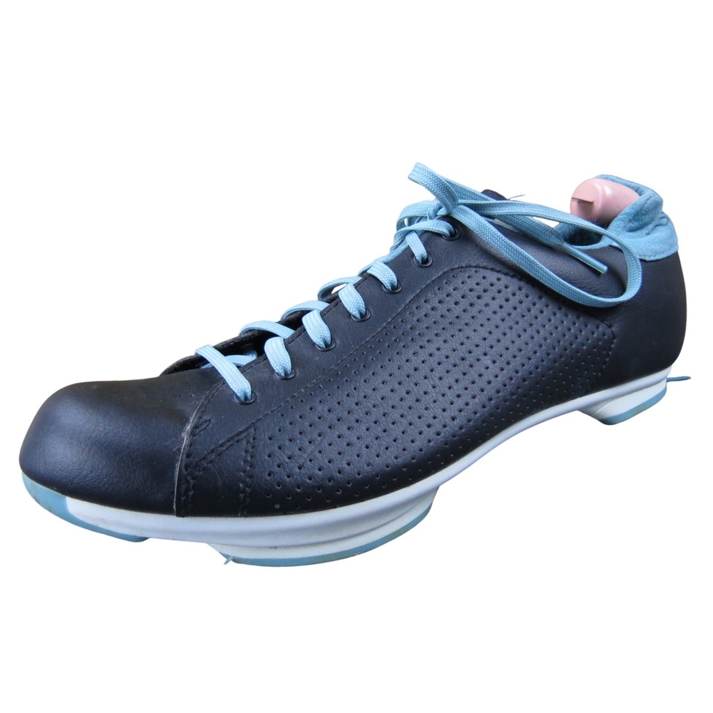 Giro Civila‎ Black White Milky Blue Cycling Shoes Women's 9.75 Comfortable SPD